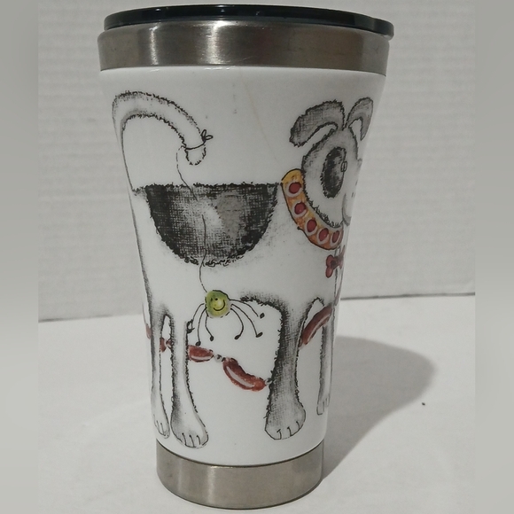 Ceramic Travel Mug with Lid - Picture 2 of 6
